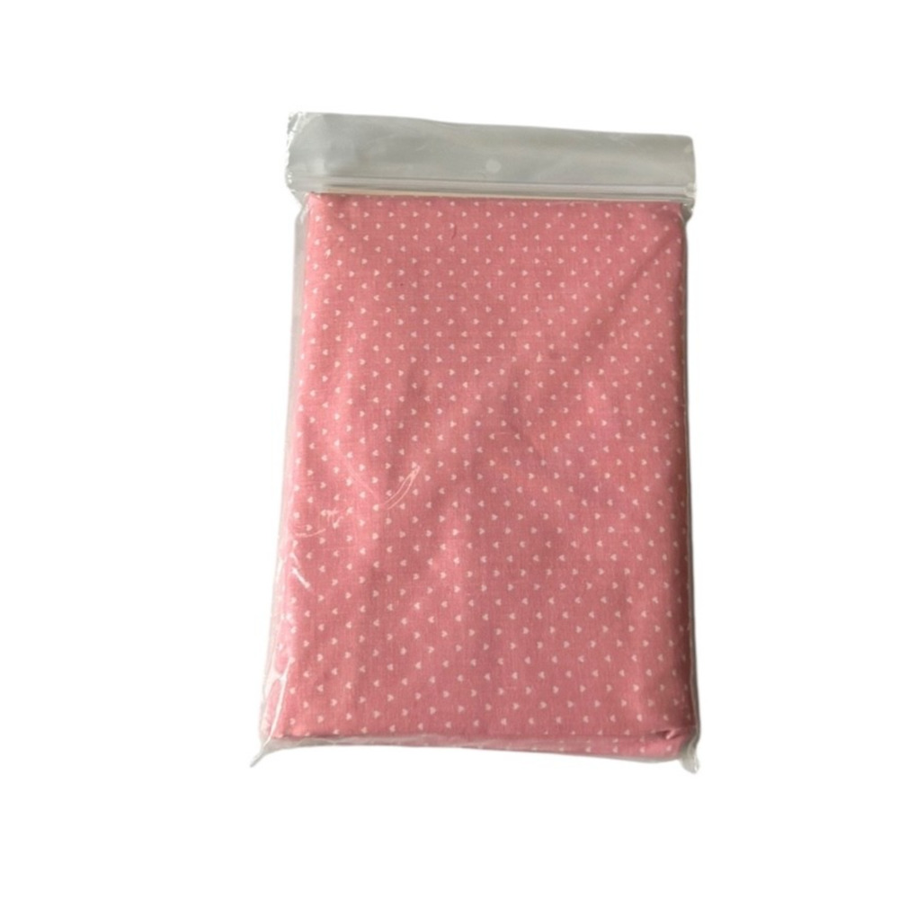 Vintage Little Bedding Fitted Crib Sheet Pink Polka Dot NOS Sealed Red‎ Calliope